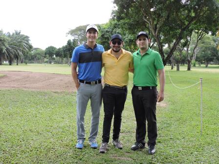 Rafael González Sterling, Juan Sebastián Chavarro y Oscar Paredes